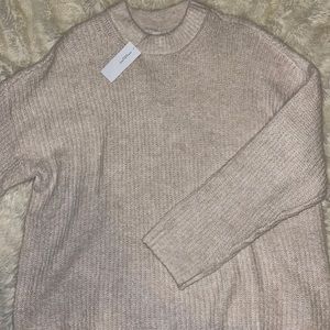 AE oversized softest crew neck sweater